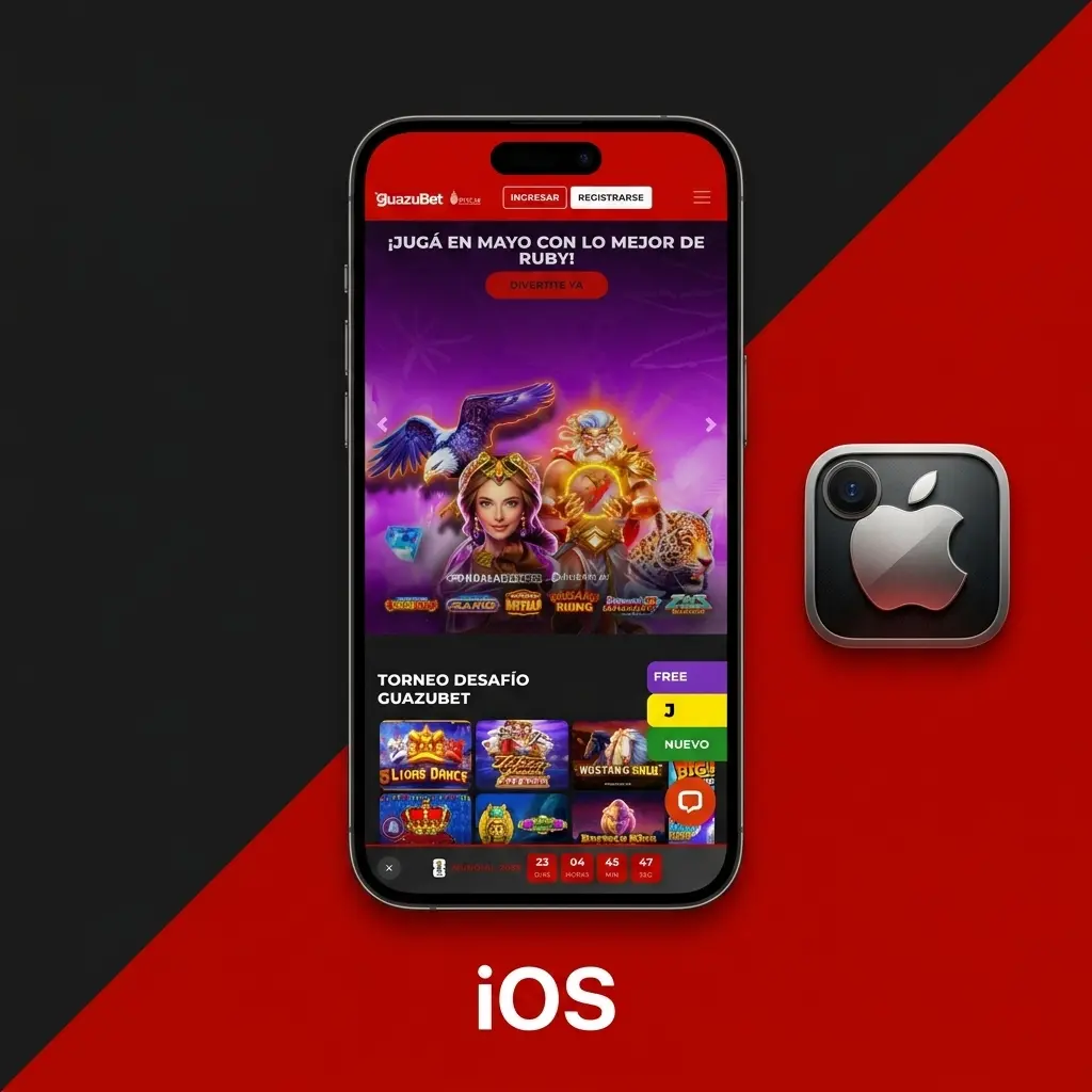 App de GuazuBet para iOS en iPhone y iPad, descarga desde App Store con iOS 13.0 o superior